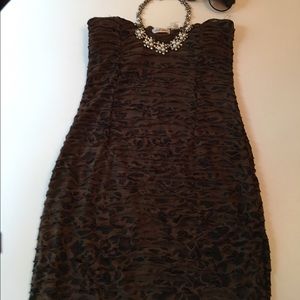 Leopard‎ Ruffled dress